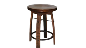 Whiskey Barrel Bar Stool